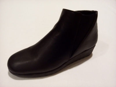 Parex Shoes Σχ. QH16929.B "Λάστιχο - Φερμουάρ" Μαύρο [QH16929.B]