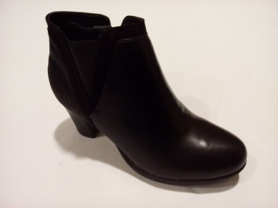 Sabino Shoes Σχ. Γ/63-4 "Λάστιχο - Φερμουάρ" Μαύρο [Γ/63-4]